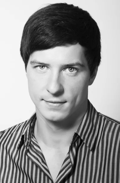 Portrait of young business man manager smiling — Stock Photo, Image