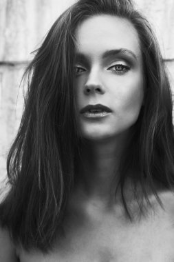 Güzel cinsel genç Kafkas kadın portresi