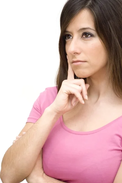 Portrait of a young woman — Stock Photo, Image