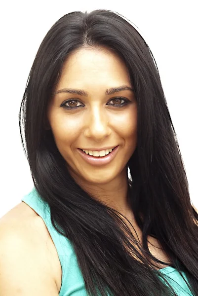 Portrait of a young happy woman — Stock Photo, Image