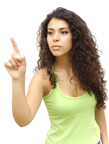 Portrait of a young woman — Stock Photo, Image