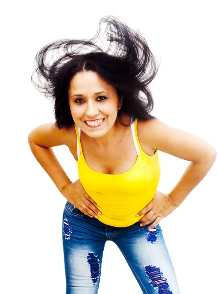 Portrait of a young happy woman — Stock Photo, Image