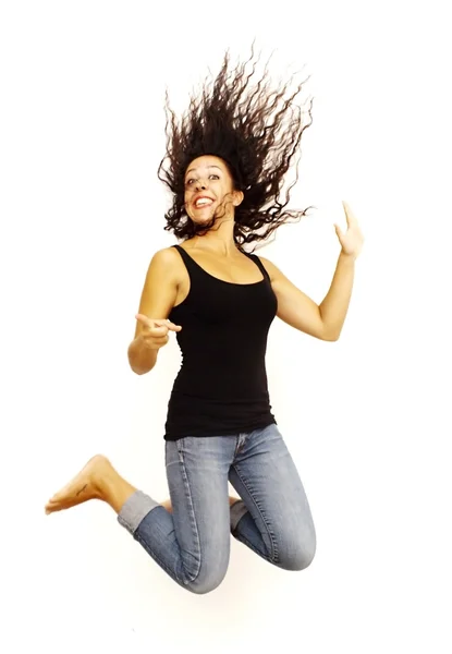 Retrato de una joven feliz — Foto de Stock