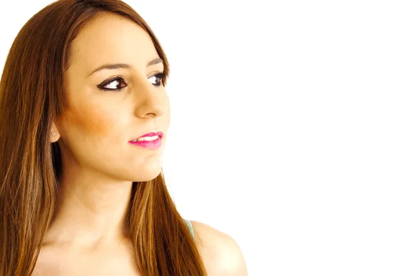 Portrait of a young happy woman — Stock Photo, Image