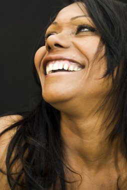 Güzel siyah kadın.