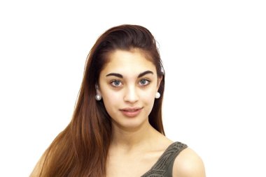 Mavi gözlü güzel kız.