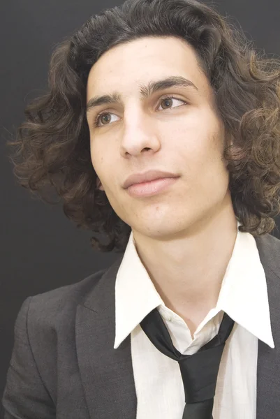 Handsome man with jacket and tie — Stock Photo, Image