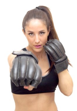 güzel bir boks kadın 