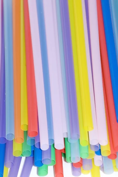 Straws in many different colors — Stock Photo, Image