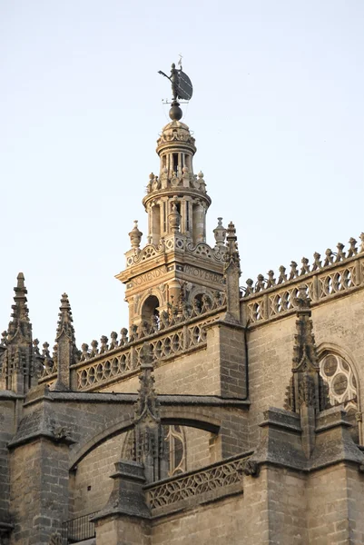 La Giralda, tower of the cathedral of Seville — Stock Photo, Image