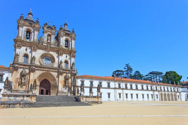 Alcobaça klasztor i kościół. wpisanego na listę UNESCO, Portugalia — Zdjęcie stockowe