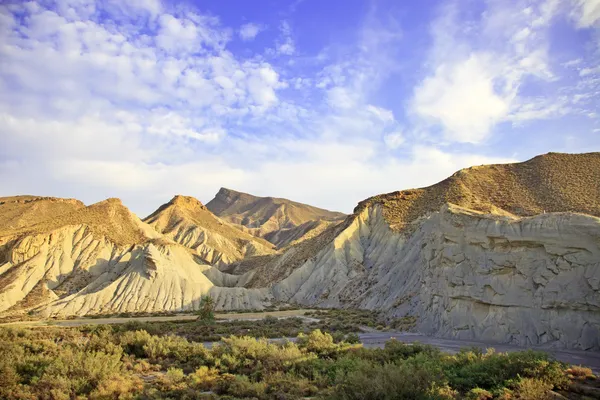 Tabernas çöl dağlar, Endülüs, İspanya, sinema filmi tanıml — Stok fotoğraf