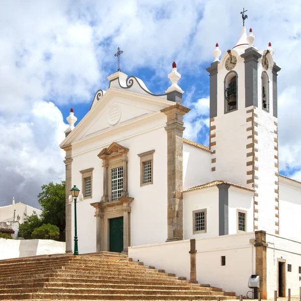 Igreja Portuguesa Igreja São Martinho de Estoi marco, Algarve — Fotografia de Stock
