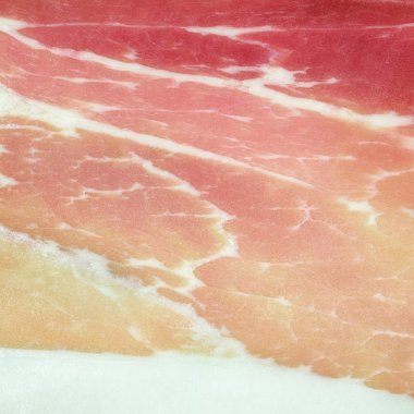 İtalyan domuz jambon prosciutto ya da soğuk kesme arka plan dokusu.