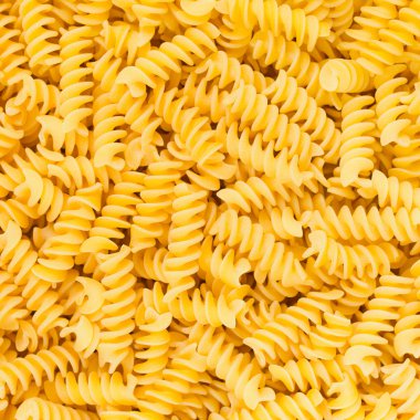 İtalyan düdük, rotini veya scroodle makarna makarna gıda arka plan dokusu
