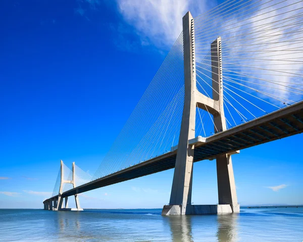Vasco da Gama bridge, Lisbon, Portugal, Europe. — Stock Photo, Image