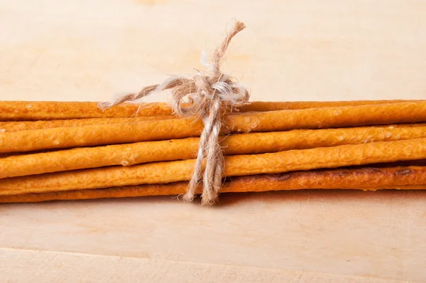 Stockbrot gebacken — Stockfoto