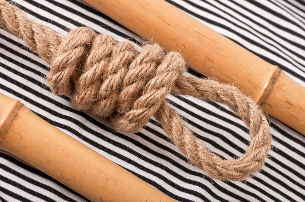 Node from the rope — Stock Photo, Image