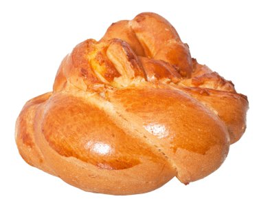 Beyaz bir arka planda somun