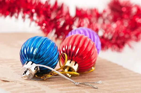 Christmas decoration on abstract background — Stock Photo, Image