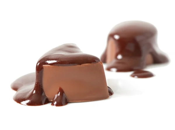 Caramelos en un chocolate — Foto de Stock