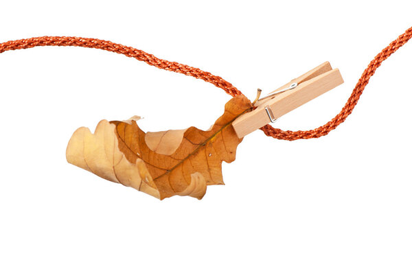 Прищепки на веревке
