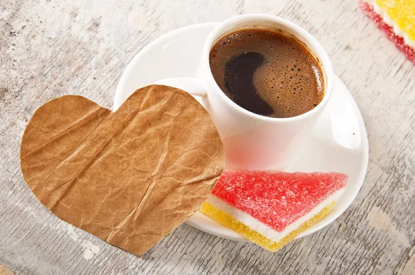 Valentines and coffee — Stock Photo, Image