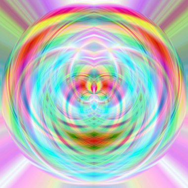 soyut büyülü illüstrasyon Küre