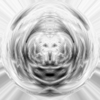 soyut büyülü illüstrasyon Küre