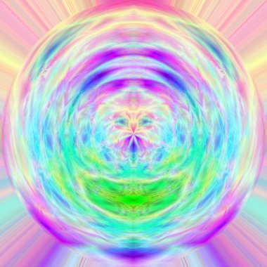 soyut büyülü illüstrasyon Küre