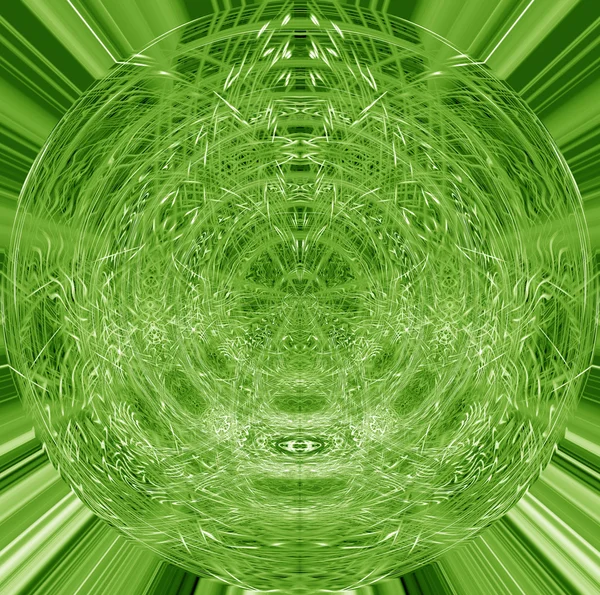 Esfera fractal mágica abstracta — Foto de Stock