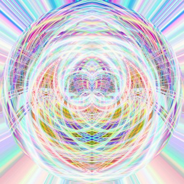 soyut büyülü illüstrasyon Küre