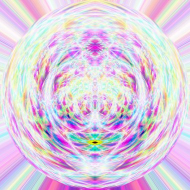 soyut büyülü illüstrasyon Küre