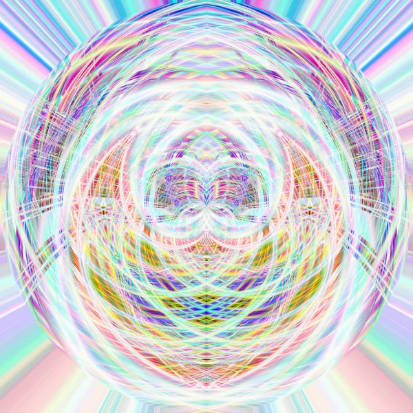 Sphère fractale magique abstraite — Photo