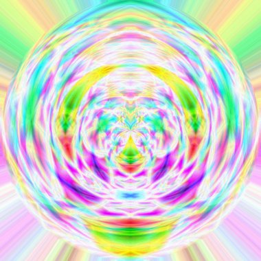 soyut büyülü illüstrasyon Küre