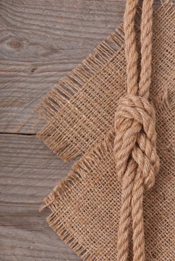 Yaşlı bir ağaç arka plan üzerinde düğüm