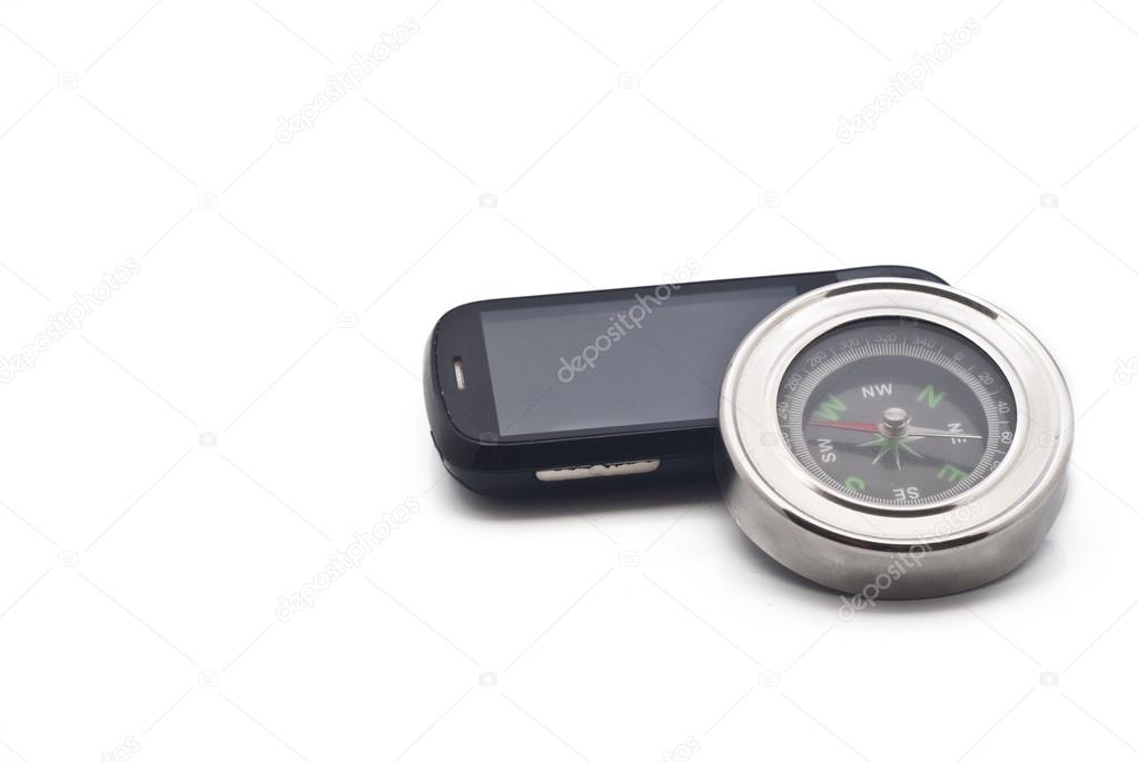 Compass and smartphone