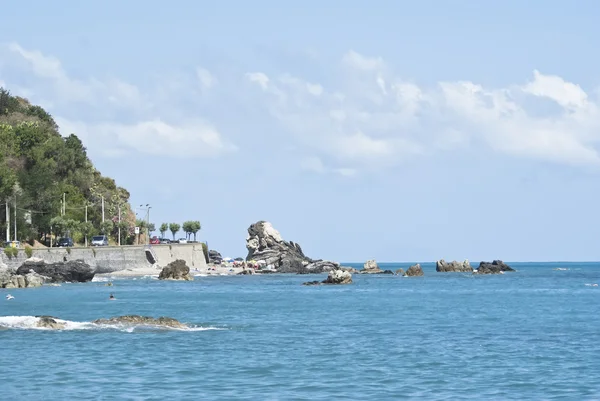 Praia Brolo, Messina, Sicília — Fotografia de Stock