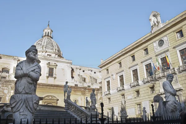 Torget skam i palermo — Stockfoto