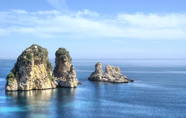 Scopello, Sicilya, Faraglioni — Stok fotoğraf