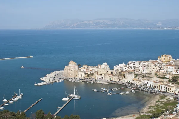 Castellammare del golfo kasabası — Stok fotoğraf