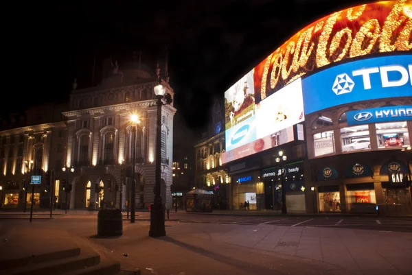 Piccadilly circus by night, London — Stock Photo, Image