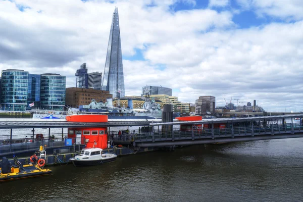 El paisaje urbano de Londres con el fragmento — Foto de Stock