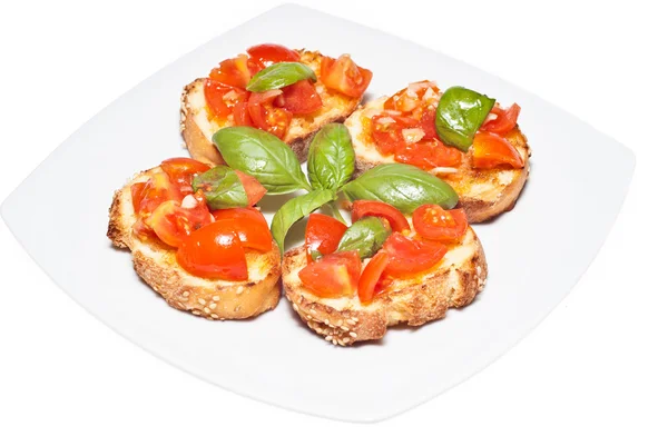 Bruschette, aperitivo italiano —  Fotos de Stock