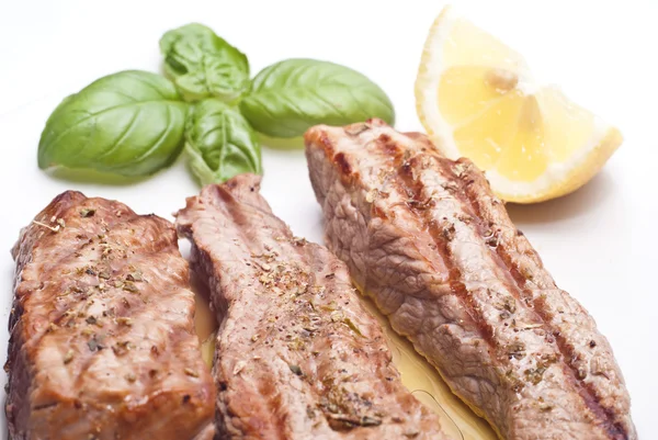 Carne asada en rodajas — Foto de Stock