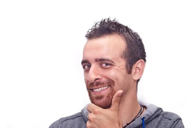 Retrato de un joven feliz —  Fotos de Stock