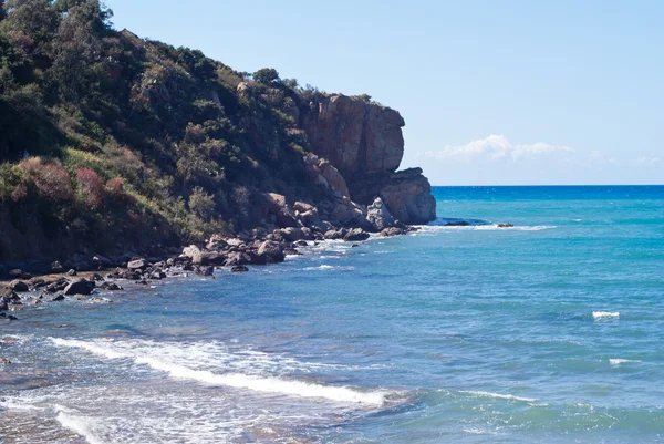 Pláž cefalu, Sicílie — Stock fotografie