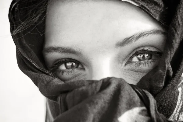 Arabian eye closeup — Stock Photo, Image