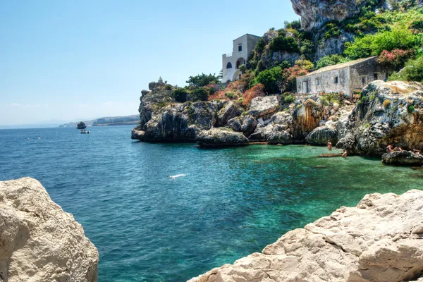 Beach of scopello, sicily — Stock Photo, Image