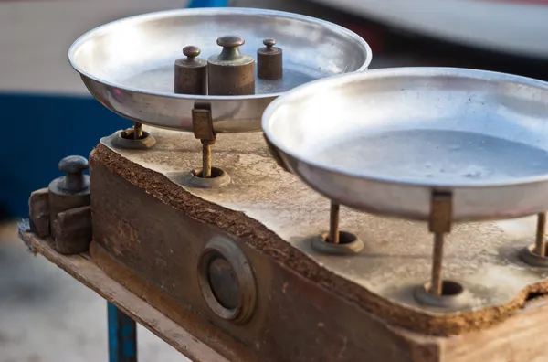 Vintage balance scale — Stock Photo, Image